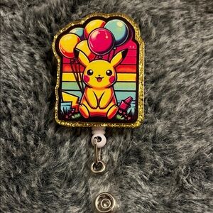 Colorful Pikachu Badge Reel